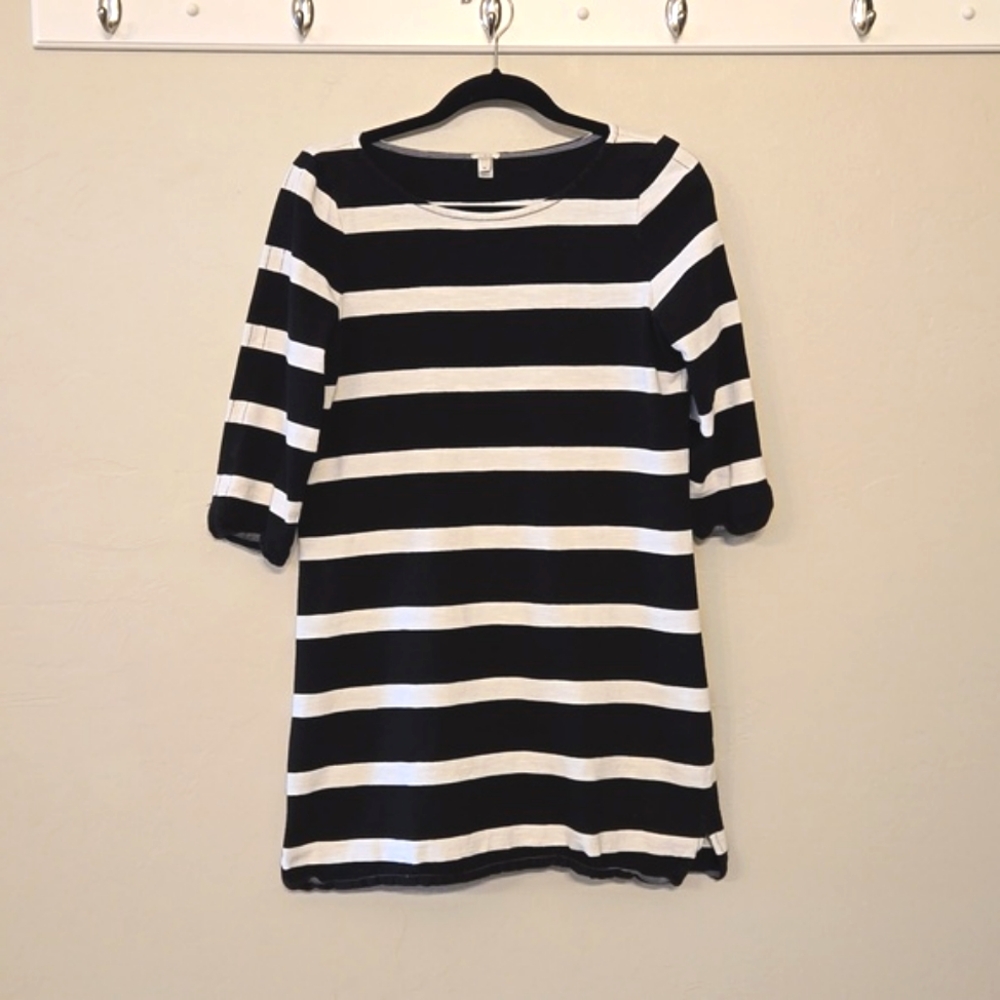 J.Crew Bold Stripe shift dress